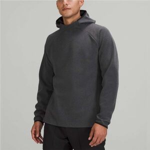 Lululemon GridLiner Fleece Hoodie Small In‎ Heathered Black